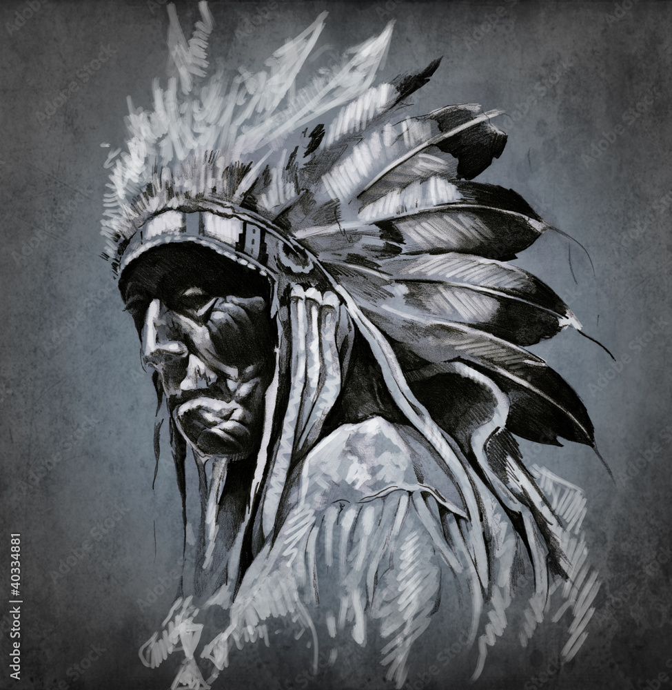 Native american – EDDY TATTOO