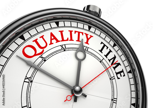 Foto quality time concept clock