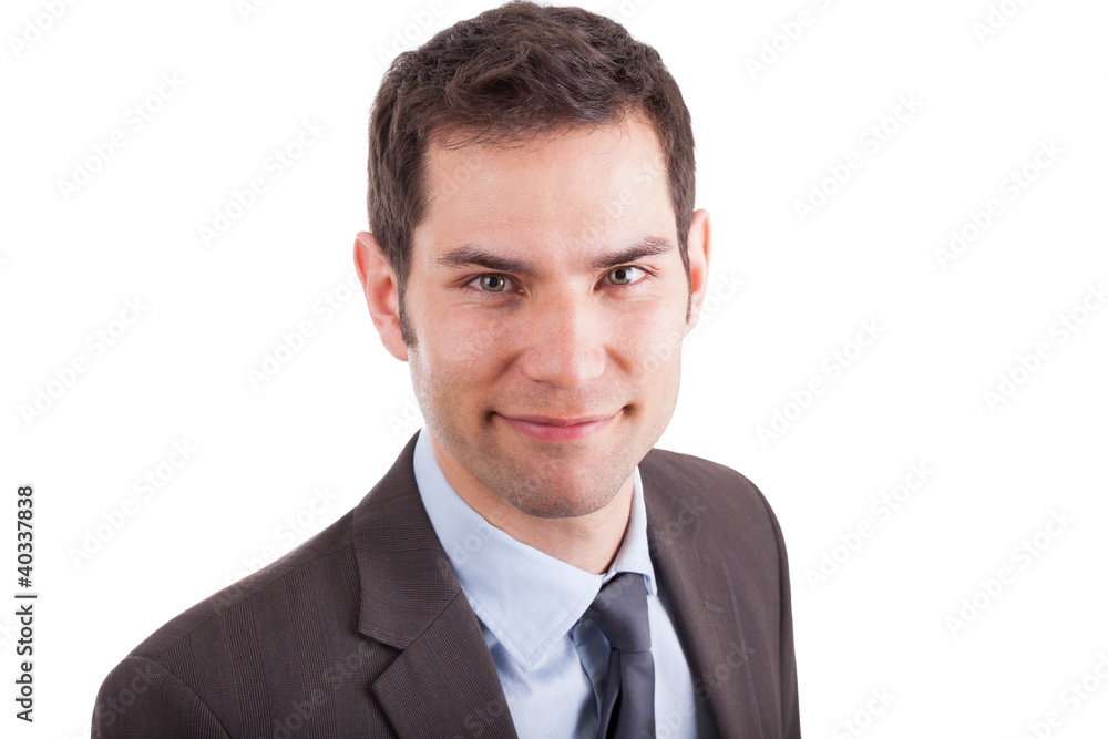 Portrait of a young caucasian business man Portrait of a young caucasian business man