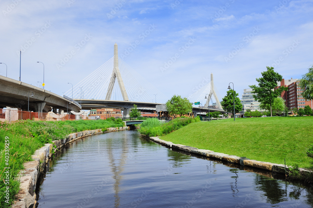 Boston Leonard P. Zakim Bunker Hill Memorial Bridge Boston Leonard P. Zakim Bunker Hill Memorial Bridge