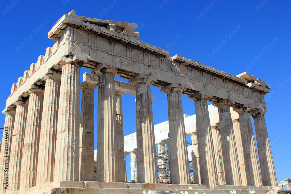 the Parthenon on Acropolis