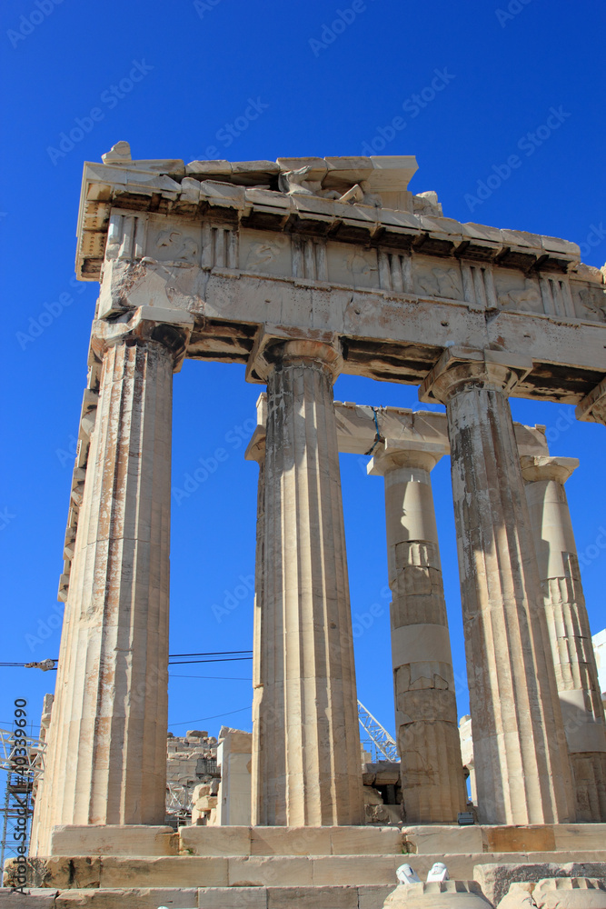 the Parthenon on Acropolis
