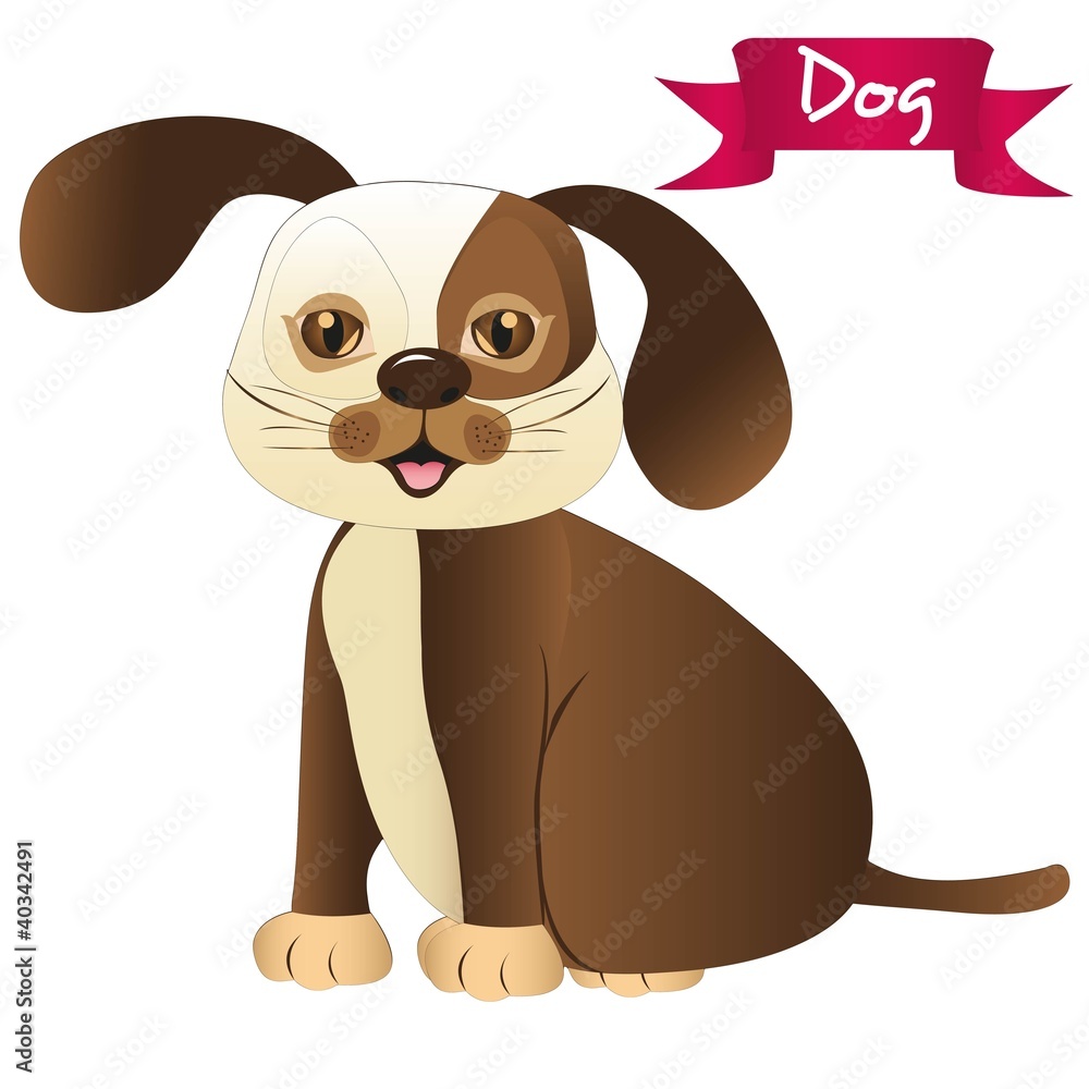 Fototapeta premium brown dog
