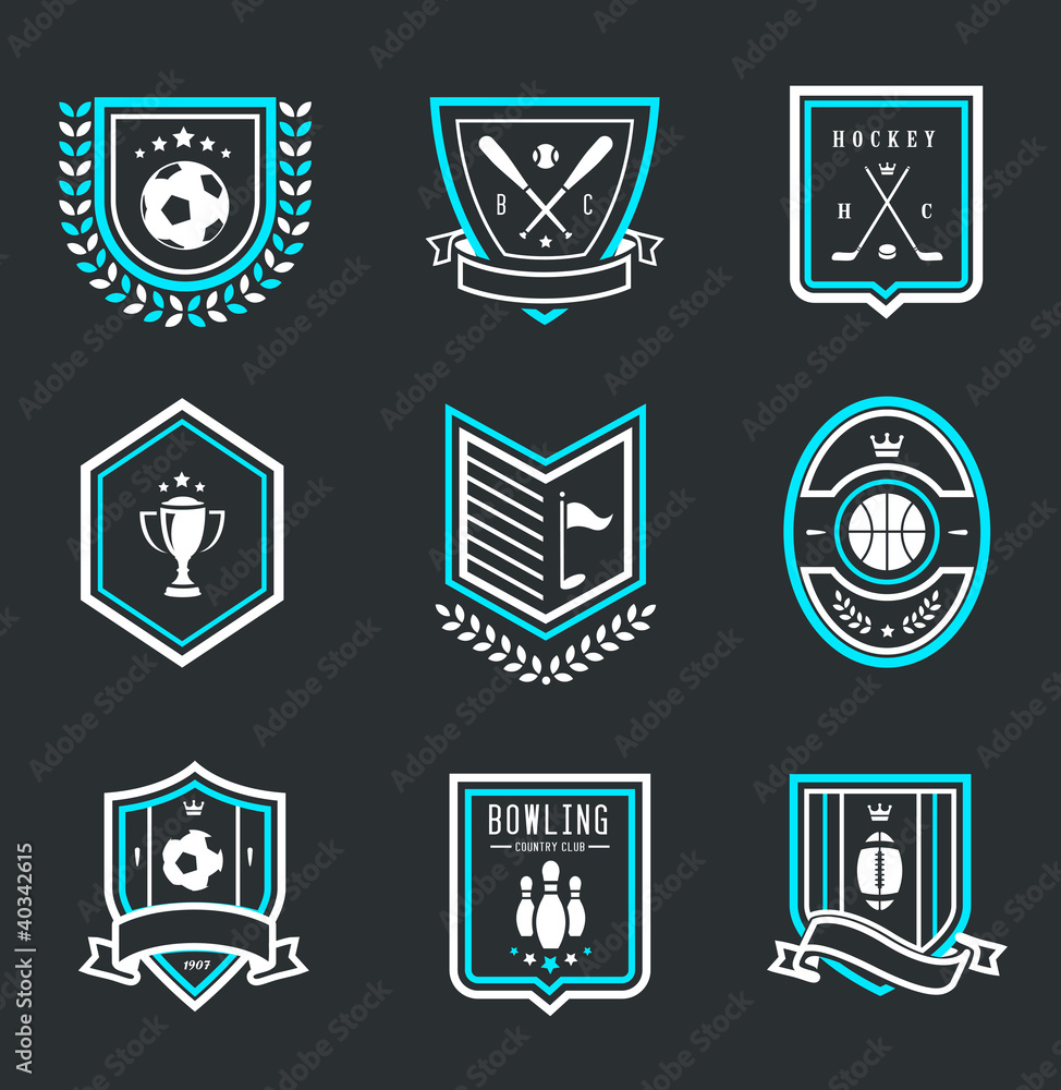 Sport emblems Sport emblems