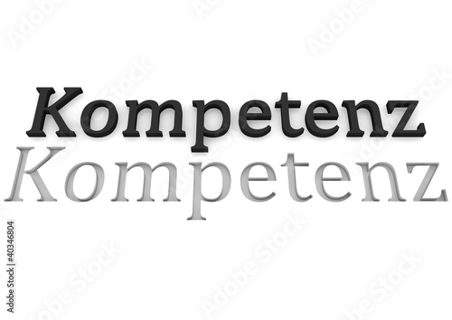 Schriftzug "Kompetenz" © Jonas Wolff