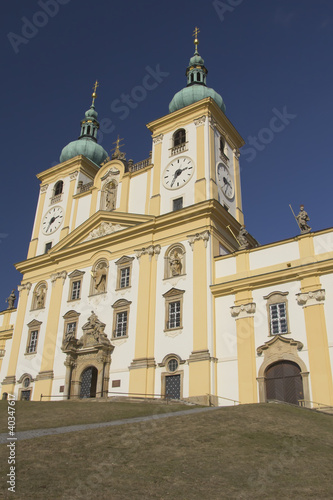 Basilica of Our Lady of Visitation in Olomouc (Czech Republic).