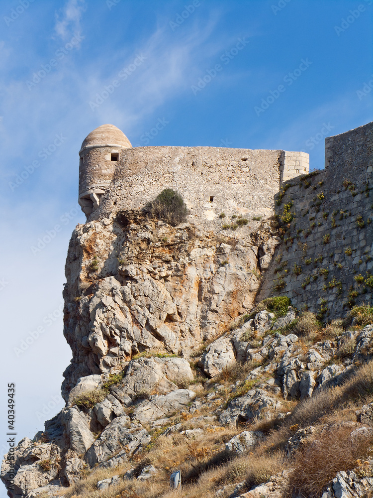 Venetian Fortress on the Rock at Rethymnon, Crete