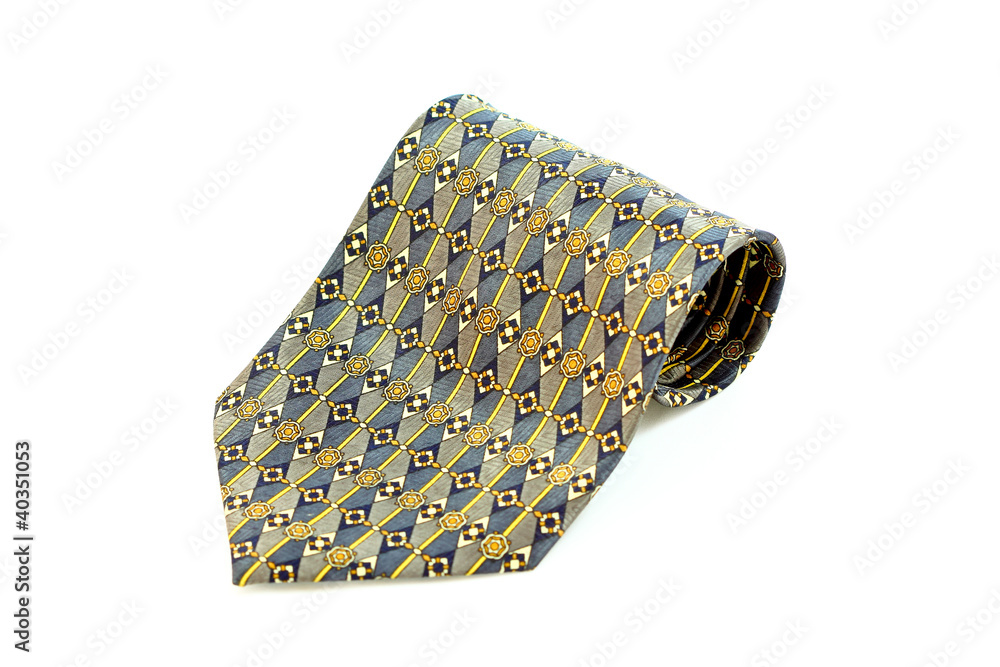 Tie beautiful. On a white background Tie beautiful. On a white background