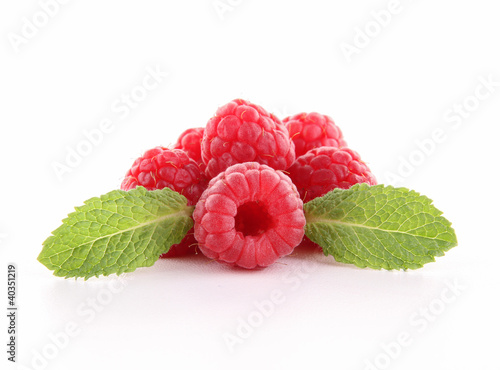 isolated raspberry