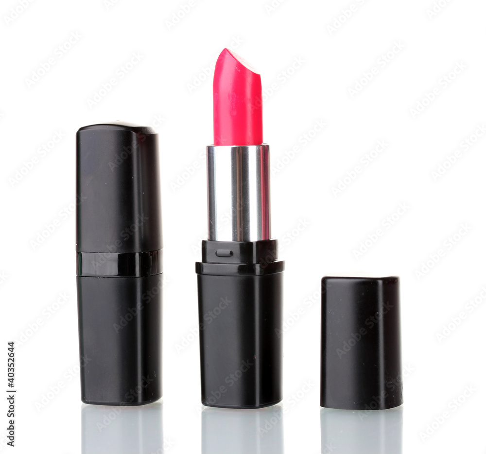 Red lipstick isolated on white background Red lipstick isolated on white background