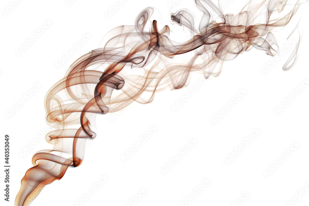 Abstract smoke isolated on white Abstract smoke isolated on white