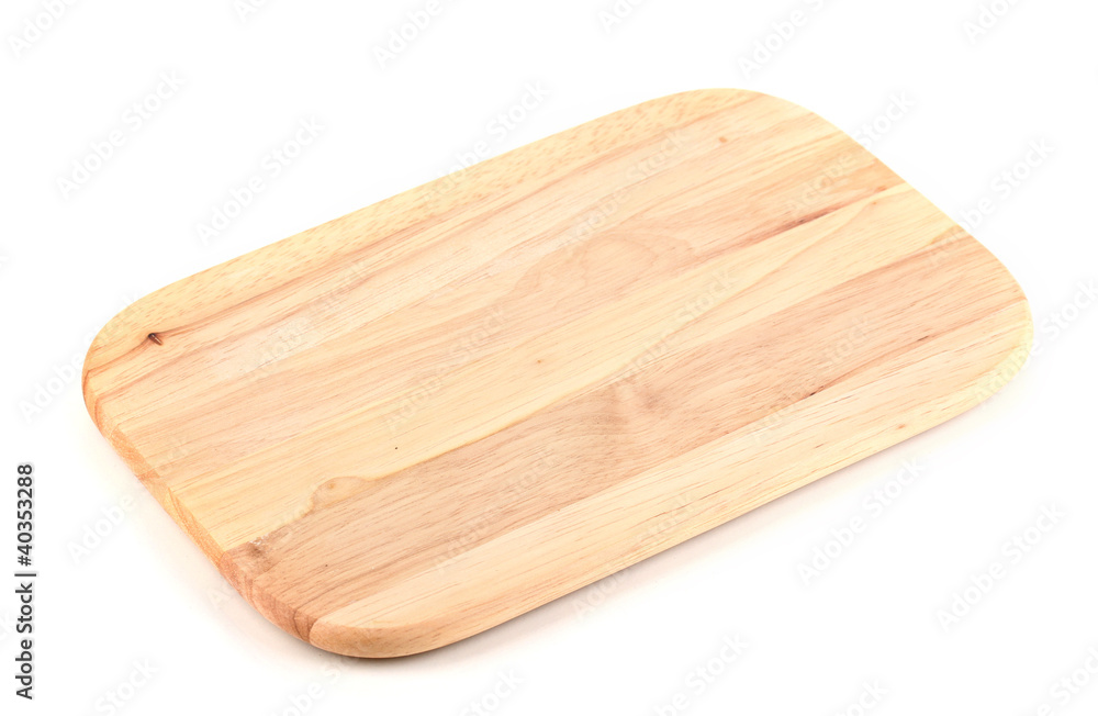Chopping board isolated on white Chopping board isolated on white