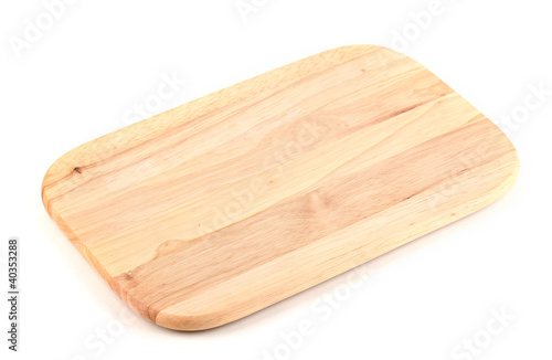 Chopping board isolated on white