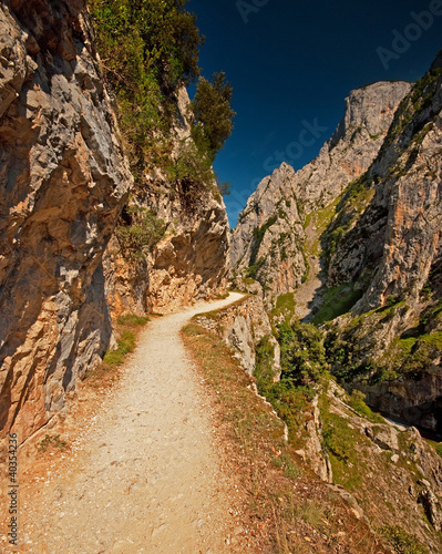 Landscape of high mountains...