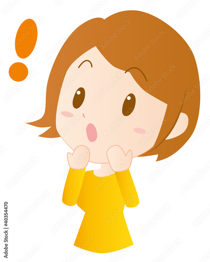 女性 驚き イラスト 素材 ベクター Stock Vector Adobe Stock 女性 驚き イラスト 素材 ベクター Stock Vector Adobe Stock