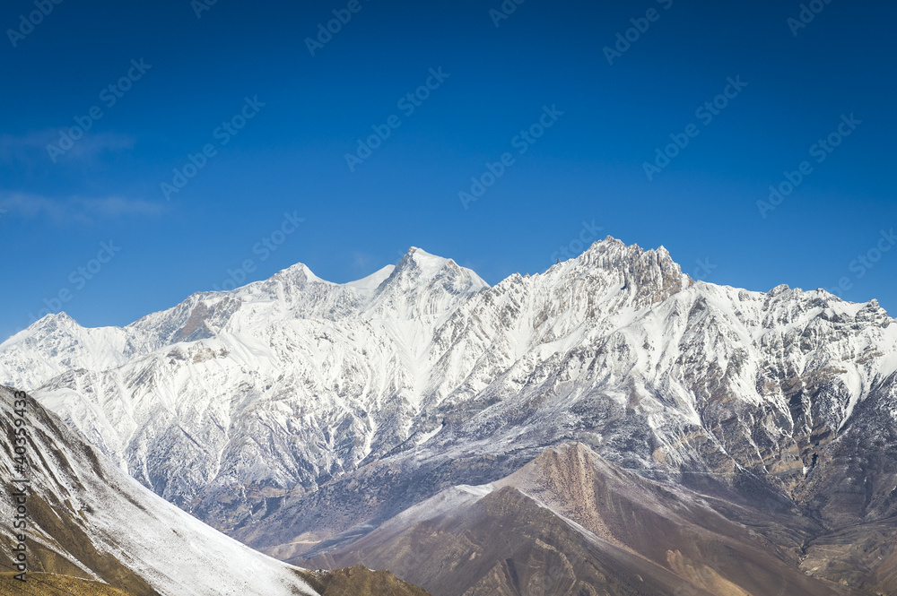 Panorama of Himalaya mountains