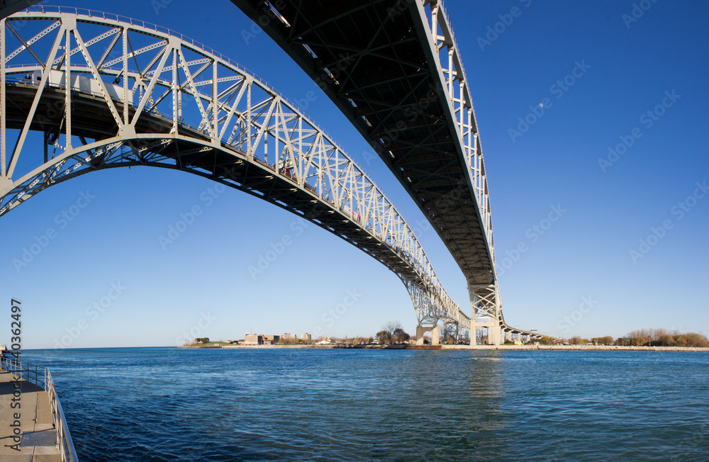 Fototapeta premium Large Bridge over Water