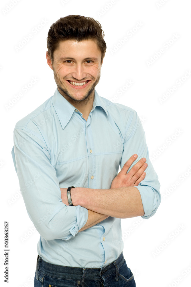 Man with arms folded Man with arms folded
