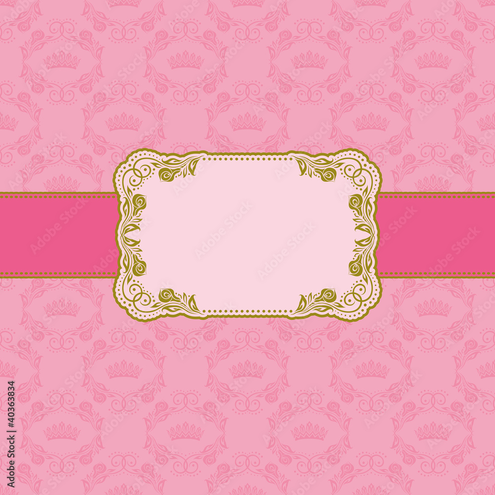 Template frame design for greeting card . Template frame design for greeting card .