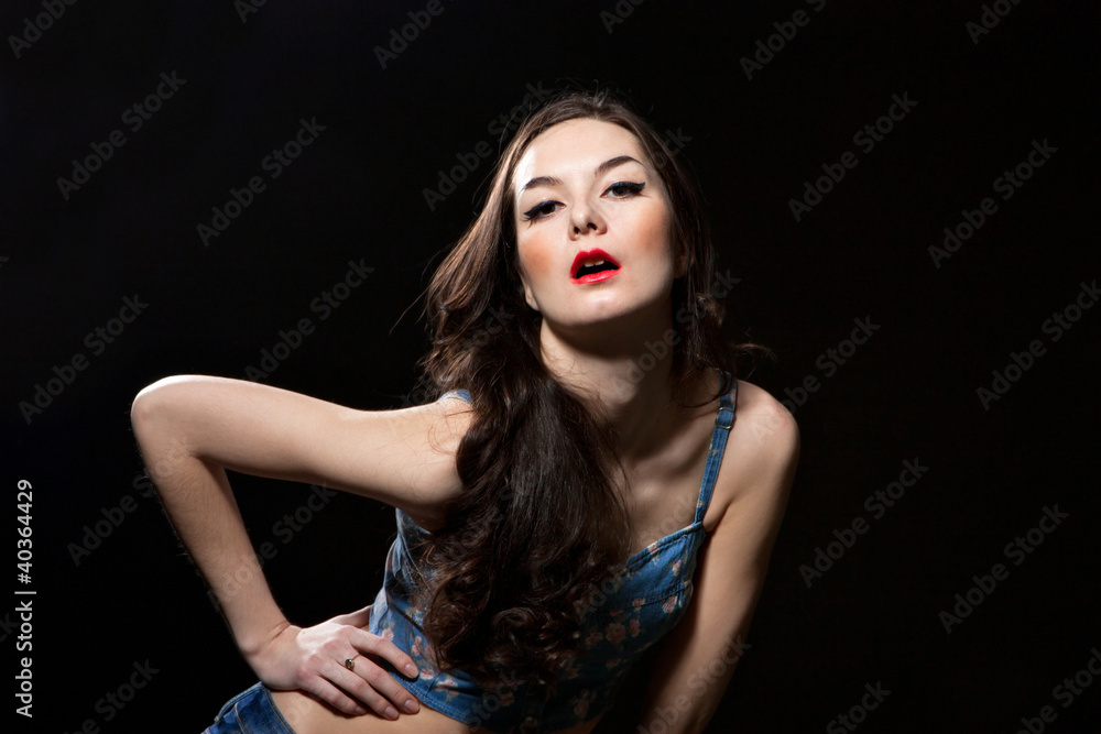 Naklejka premium mystic wild woman