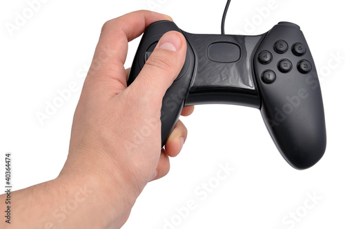 black gamepad