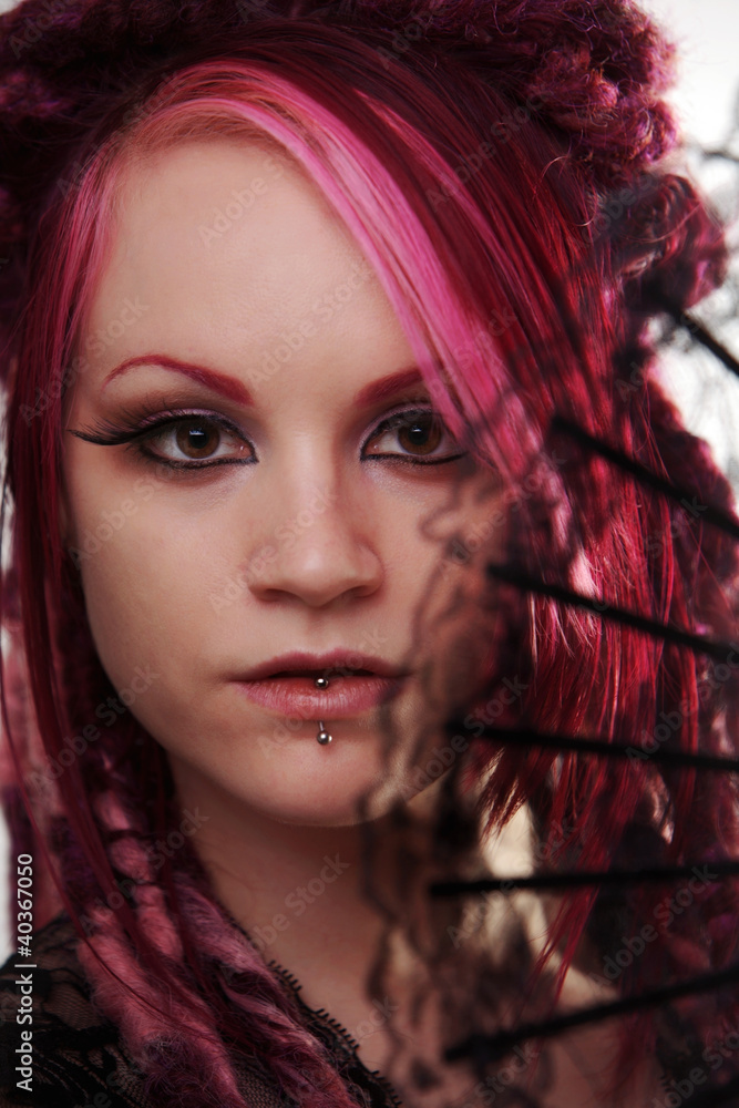 Portrait of woman with dreadlocks hair Portrait of woman with dreadlocks hair