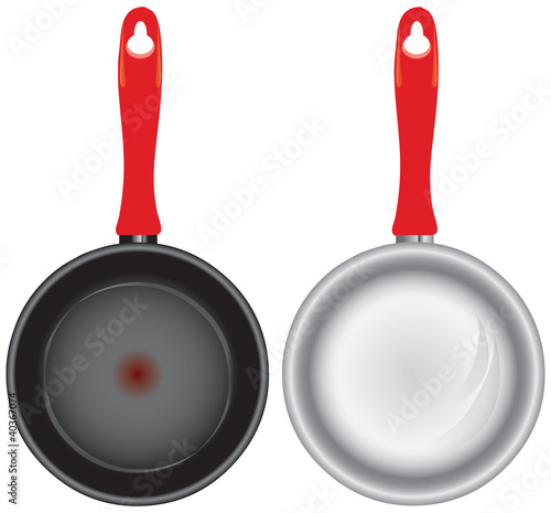 Set of saucepans