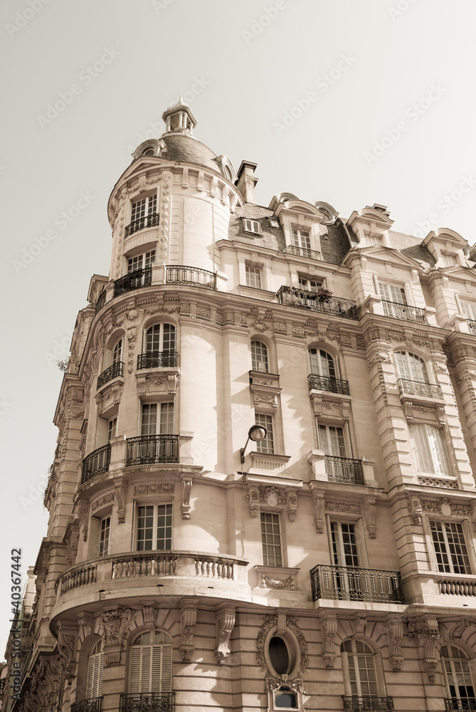 Obraz premium old-fashioned paris