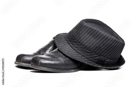 Fedora and Dress Shoes