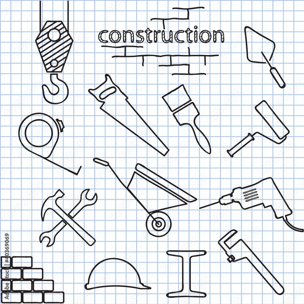 Obraz premium construction