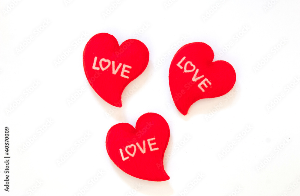 three heart love