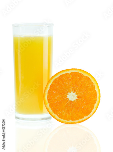 orange juice and orange