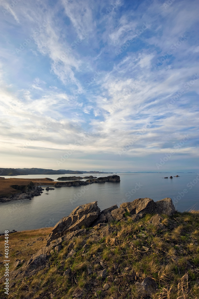 Evening landscape. Evening landscape.