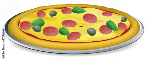 Pizza illustration