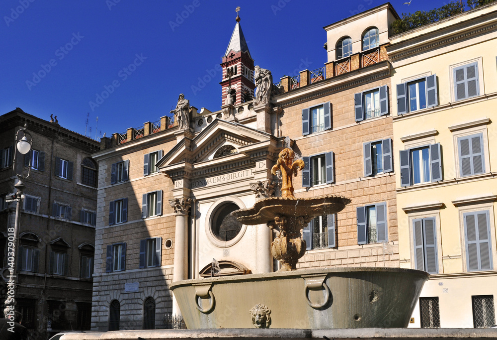 Fototapeta premium Roma, Piazza Farnese
