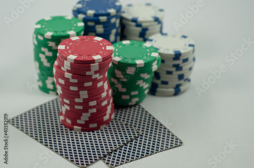 poker chips photo