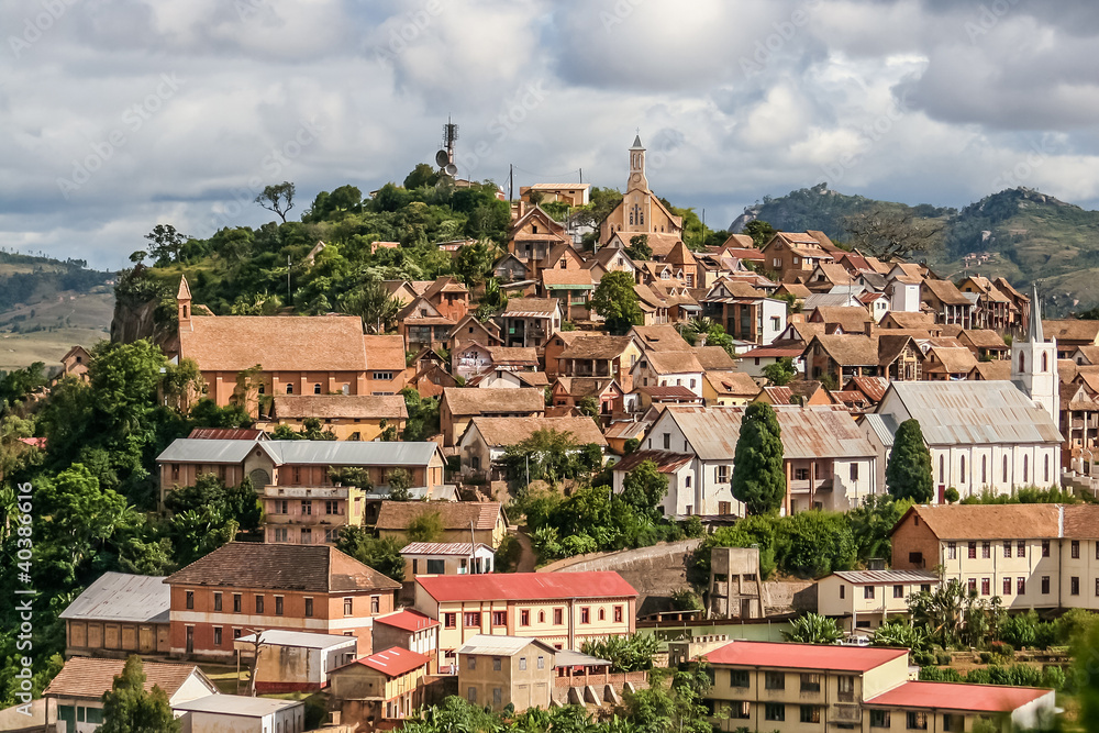 Fototapeta premium Old city of Fianarantsoa