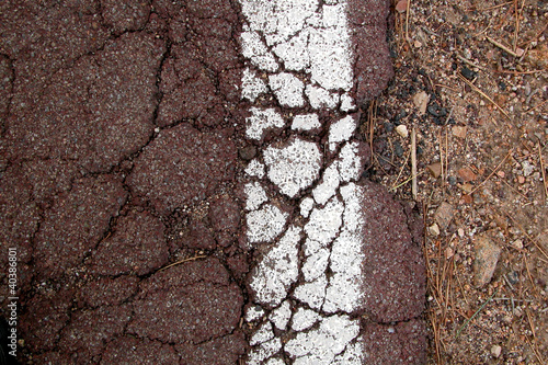 solchi d'asfalto photo