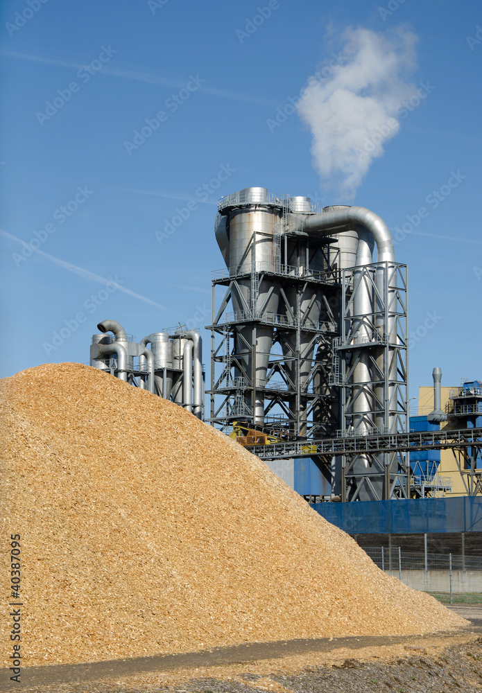 Obraz premium Holzindustrie Hochformat
