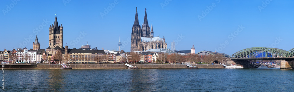 Panorama of Cologne, Germany