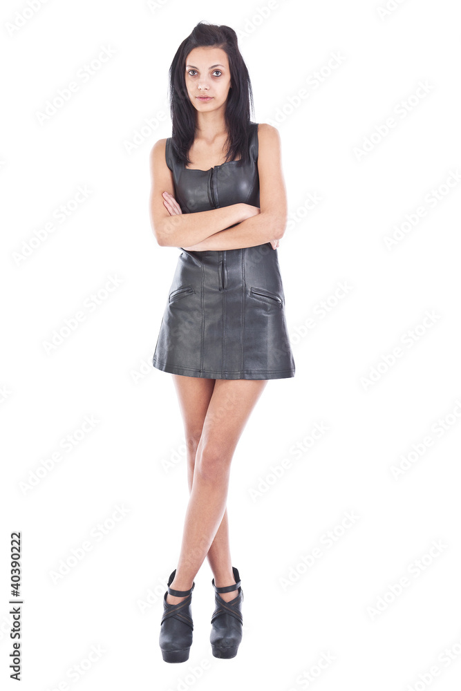 Fototapeta premium woman in black