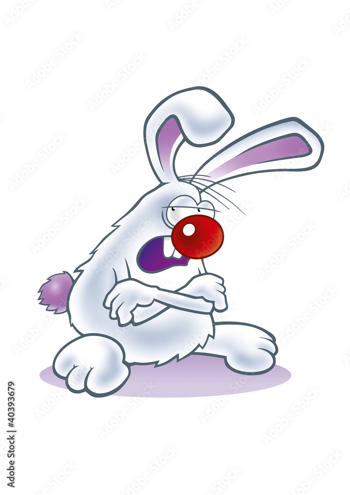 Obraz premium the bored rabbit