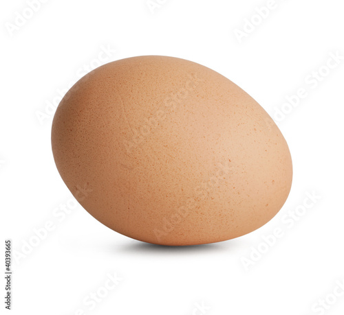 Beige raw egg