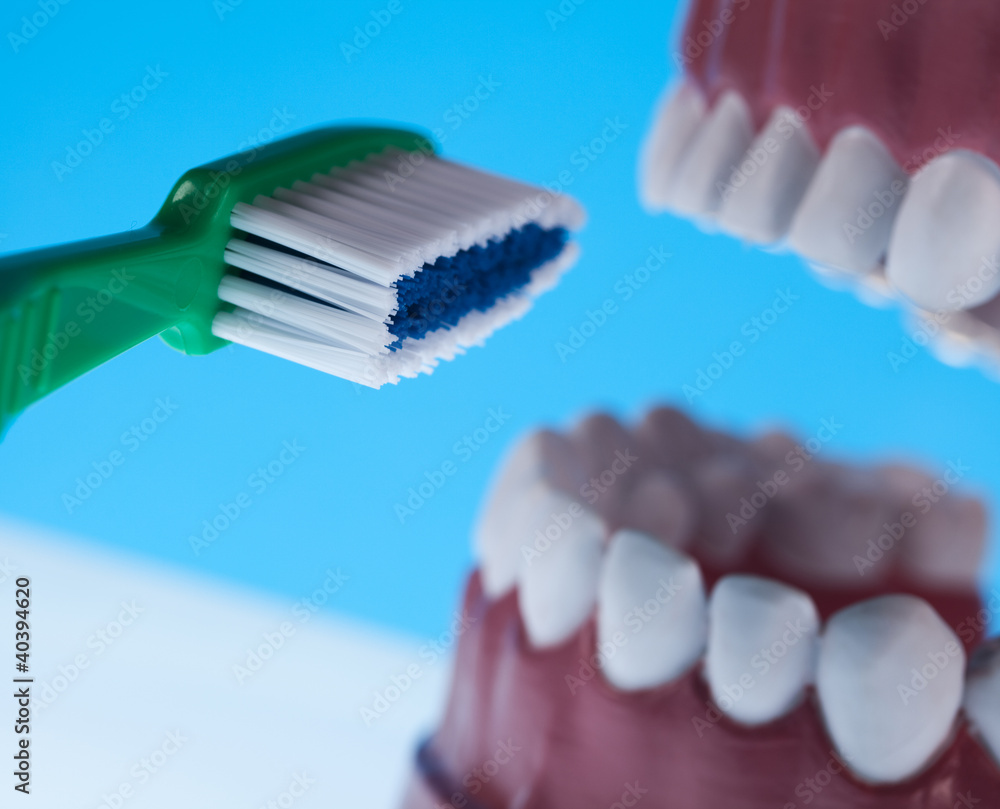 Fototapeta premium Teeth, Dental health care objects