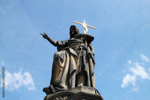 Sculpture of St. John the Baptist, Charles Bridge, Prague