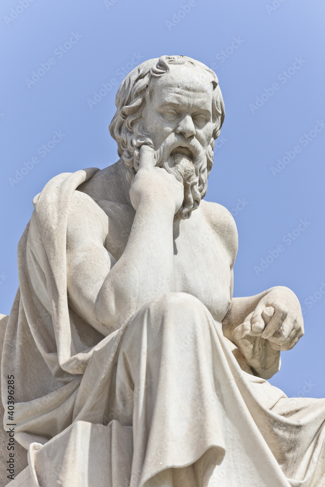The ancient Greek philosopher Socrates The ancient Greek philosopher Socrates