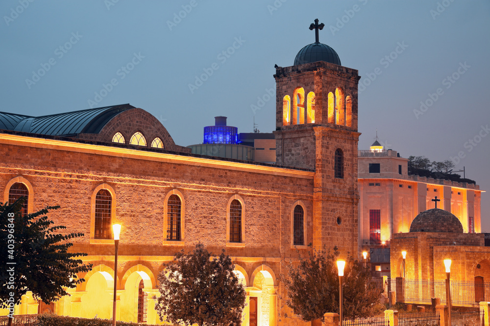 Fototapeta premium Kościół w centrum Bejrutu