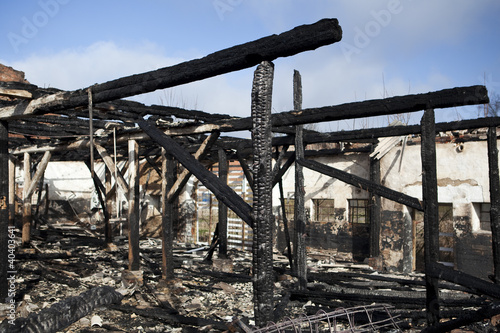 Konstfotografi Brandruine