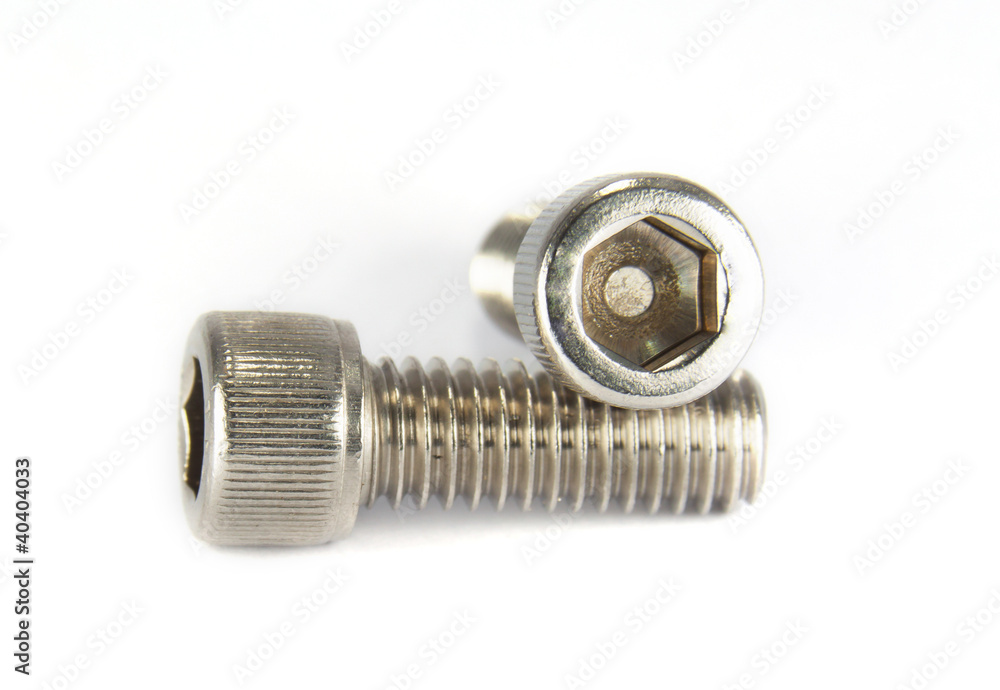 Screw on white Screw on white