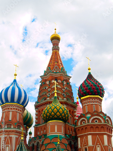 domes of Basil th Blessed, Moscow, Russia